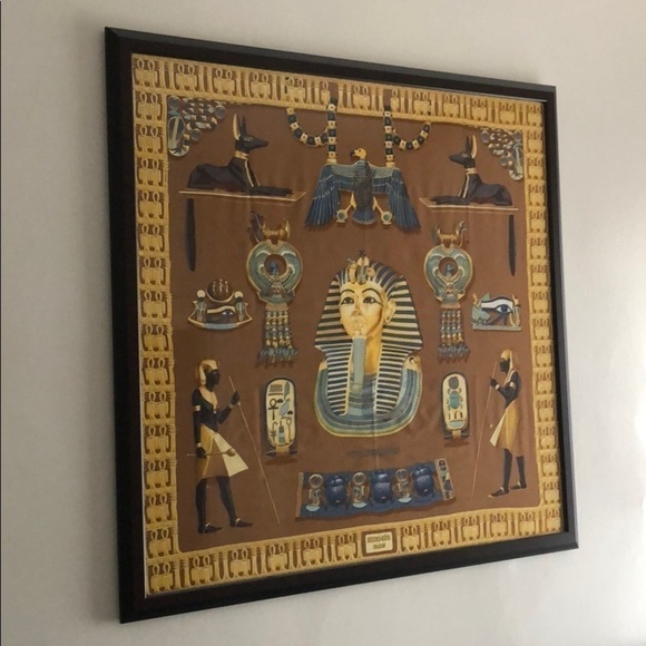 RARE Tutankhamun Hermes silk scarf - Picture 5 of 5